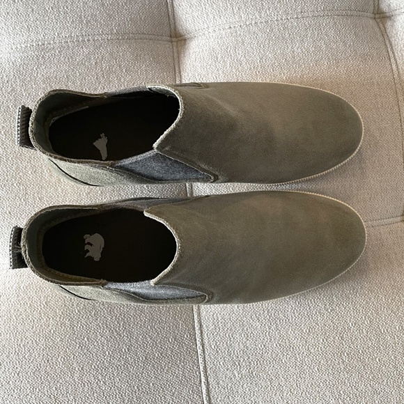 Sorel Out N About Slip On Wedge / 9.5 womens / Stone Green - Picture 4 of 6